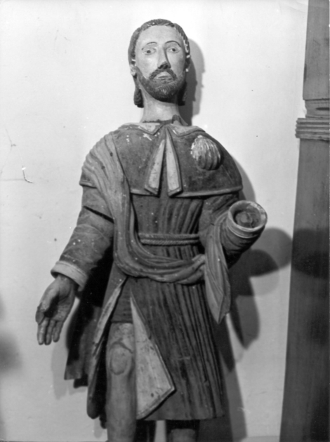 SAN ROCCO (statua) - bottega italiana (sec. XVII)