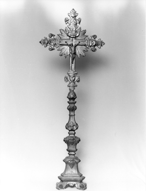 croce d'altare - bottega toscana (fine/inizio secc. XVIII/ XIX)
