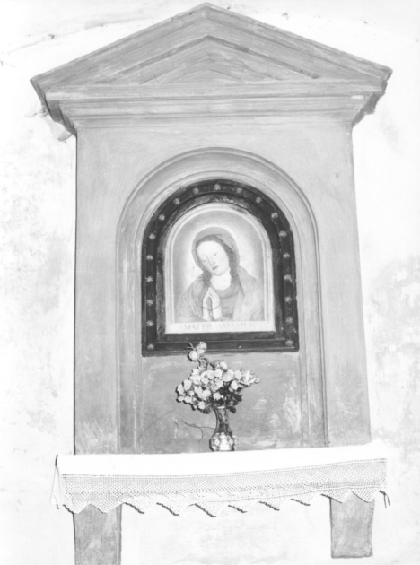MADONNA DEL BUON CONSIGLIO (rilievo) - bottega toscana (sec. XVIII)