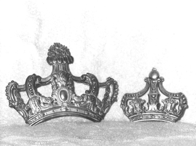 corona da dipinto - ambito toscano (sec. XVIII)