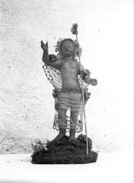 San Giovannino (statuetta devozionale) - ambito garfagnino (sec. XIX)