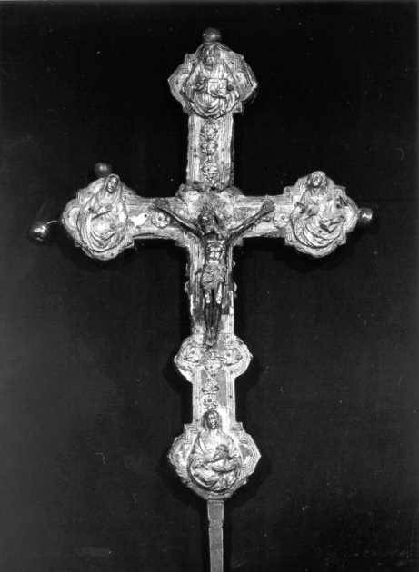 croce processionale di Marti Francesco (maniera) (terzo quarto sec. XVI)