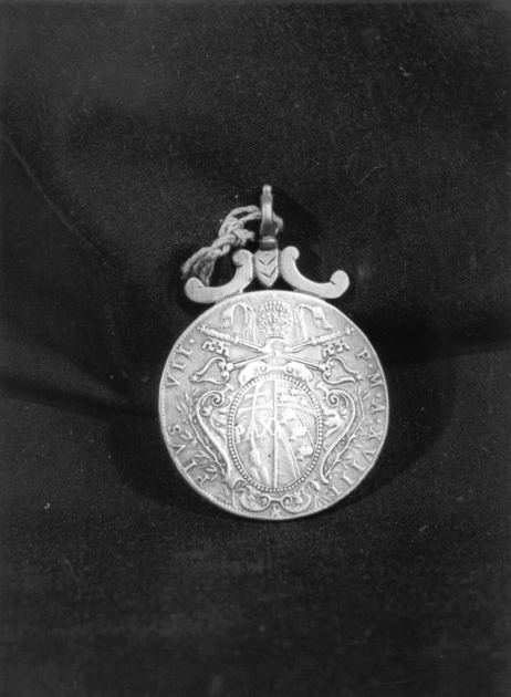 medaglia pontificia - bottega romana (sec. XIX)