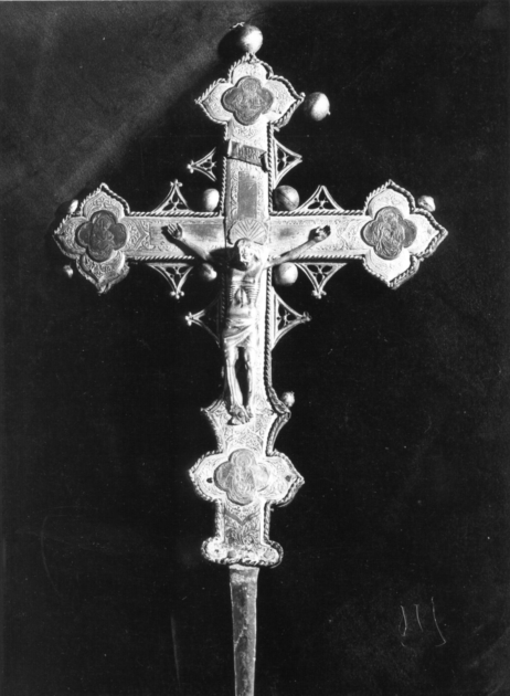 croce processionale - bottega lucchese (metà sec. XV)