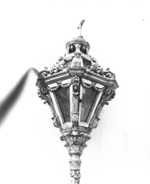 lanterna processionale, serie - bottega versiliese (sec. XVIII)