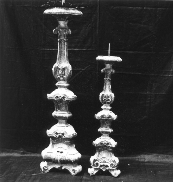 candeliere, serie - bottega versiliese (sec. XVIII)