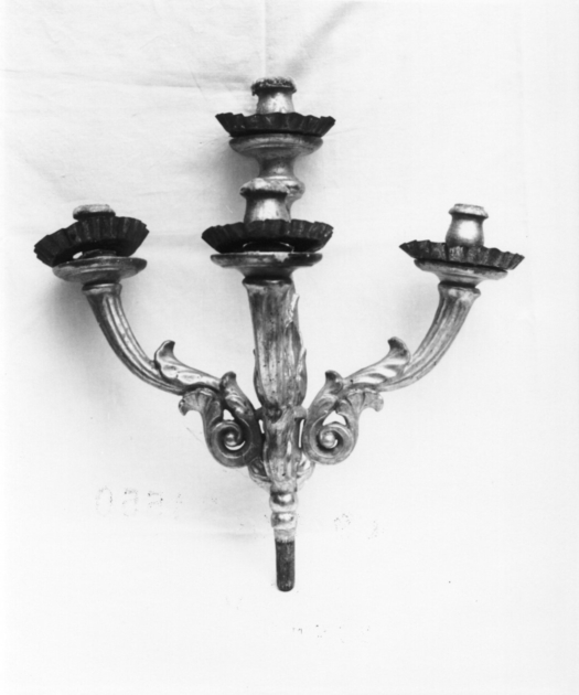 candeliere da parete, serie - bottega versiliese (sec. XIX)