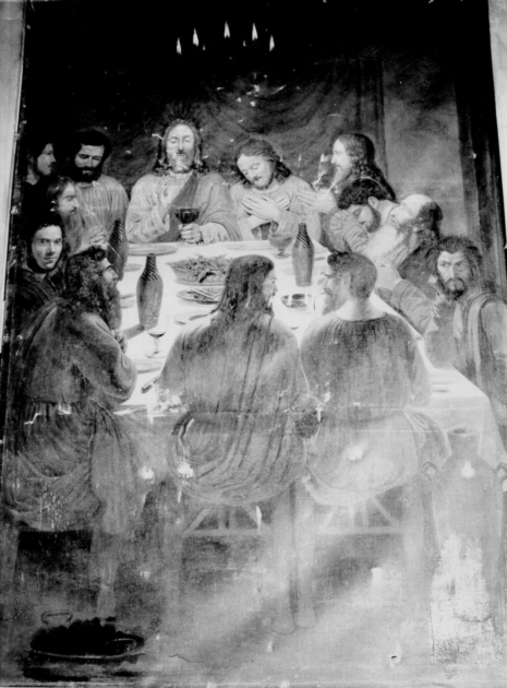 ULTIMA CENA (dipinto) di Digerini Antonio (prima metà sec. XIX)
