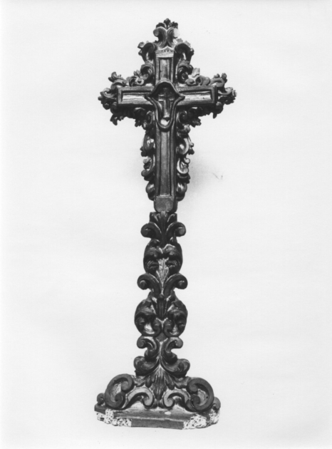 reliquiario - a croce - bottega versiliese (seconda metà sec. XVIII)