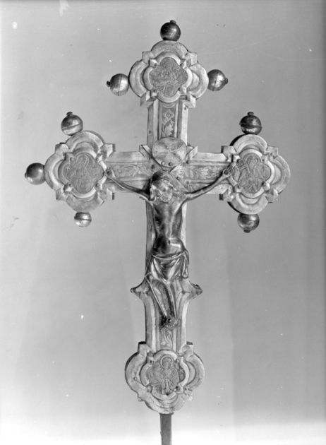 croce processionale - bottega lucchese (fine sec. XIV)