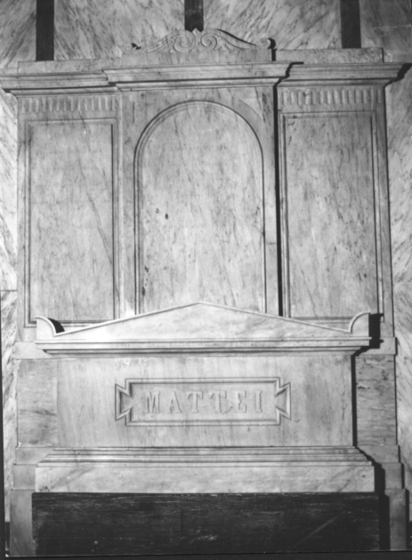 monumento funebre - ambito lucchese (sec. XIX)