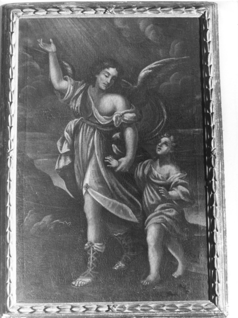 ANGELO CUSTODE (dipinto) - ambito italiano (sec. XVIII)