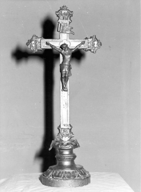 croce da tavolo - ambito garfagnino (sec. XVIII)