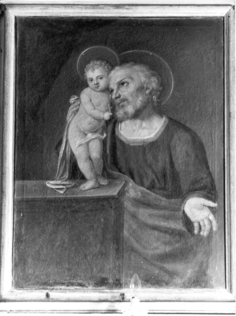 San Giuseppe e Gesù Bambino (dipinto) - ambito lucchese (sec. XVIII)