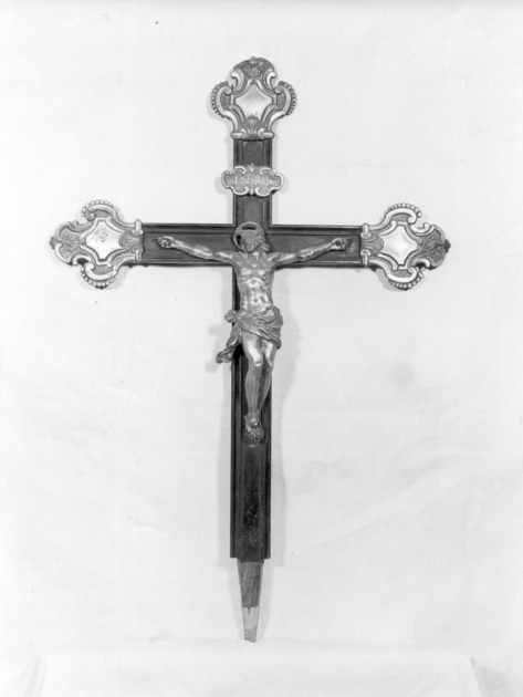 croce processionale - bottega toscana (secc. XVIII/ XIX)
