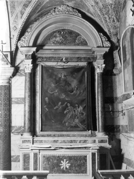 altare - ambito garfagnino (fine/inizio secc. XVII/ XVIII)