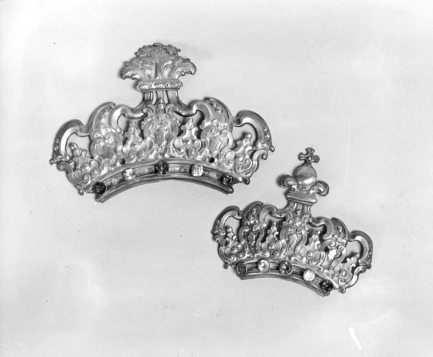 corona da dipinto, serie - bottega lucchese (sec. XVIII)
