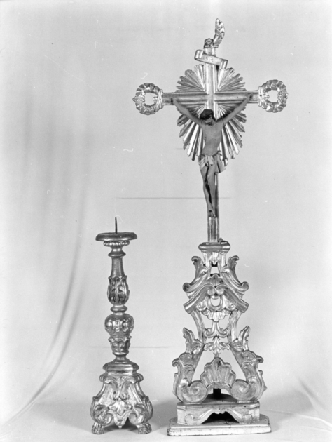candeliere, serie - ambito garfagnino (secc. XVIII/ XIX)