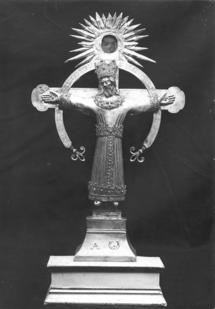 VOLTO SANTO (statuetta) - bottega toscana (fine/inizio secc. XVII/ XVIII)