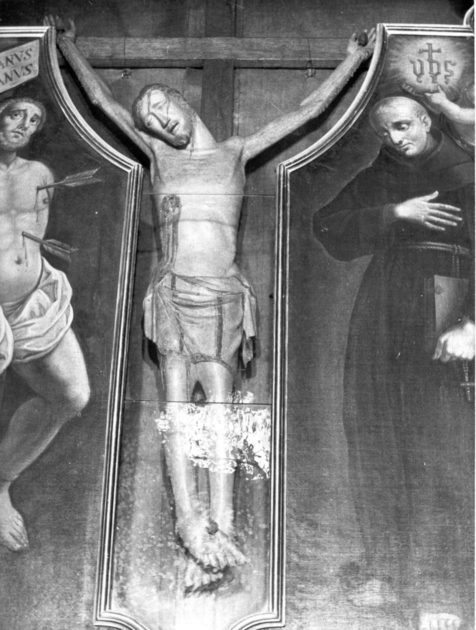 CRISTO CROCIFISSO (scultura) - bottega toscana (prima metà sec. XIV)