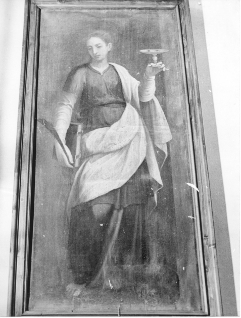 SANTA LUCIA (dipinto) di Mannucci Gaspare (sec. XVI)