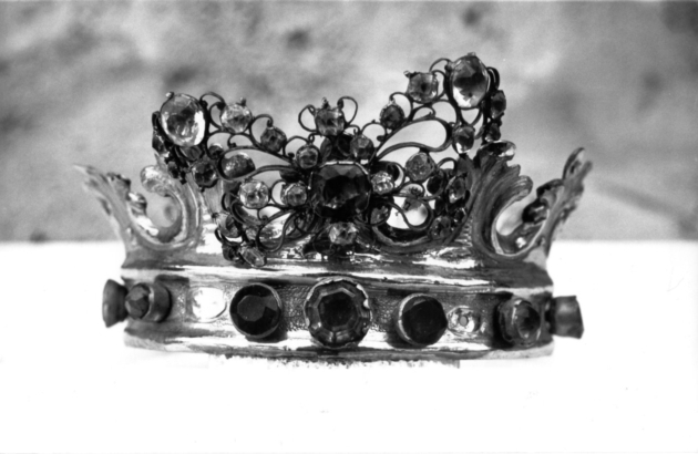 corona da statua, serie - bottega italiana (sec. XVIII)