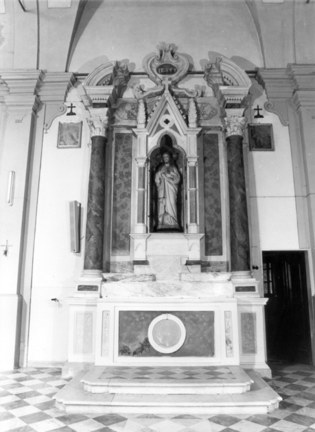altare - bottega toscana (fine/inizio secc. XVIII/ XIX)