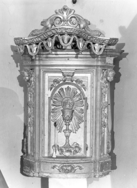 tabernacolo portatile - bottega toscana (fine/inizio secc. XVIII/ XIX)