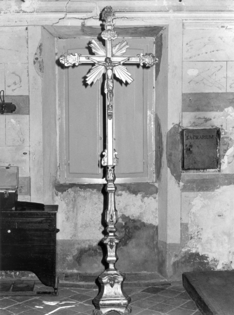 croce d'altare - bottega lucchese (inizio sec. XIX)