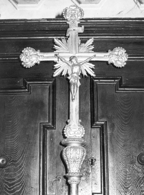 croce processionale - bottega lucchese (metà sec. XIX)