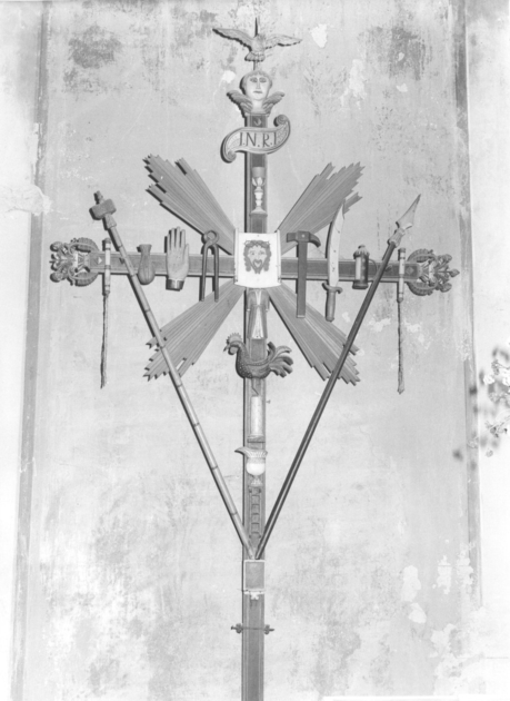 croce processionale - bottega lucchese (metà sec. XIX)