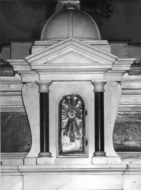 tabernacolo - a frontale architettonico - bottega italiana (secondo quarto sec. XX)