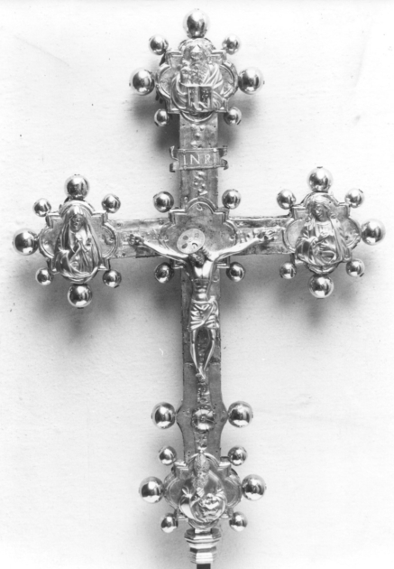 croce processionale - bottega lucchese (sec. XVI)