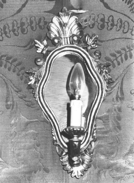 candeliere da parete, serie - bottega italiana (sec. XIX)