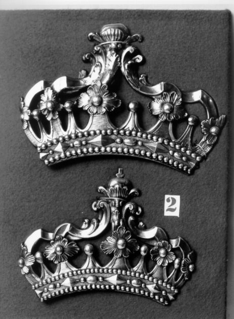 corona da dipinto, serie - bottega toscana (fine sec. XVIII)