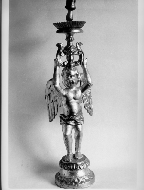 candelabro, serie di Cipriani Ginese (bottega) (sec. XIX)
