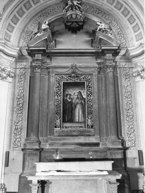 altare maggiore - ambito apuoversiliese (sec. XVII)