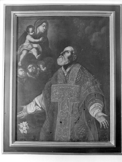 SAN FILIPPO NERI (dipinto) - ambito toscano (sec. XVII)