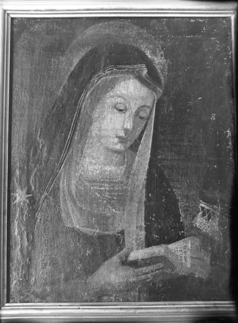 MADONNA CHE LEGGE (dipinto) - ambito toscano (sec. XIX)