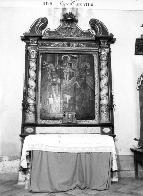 altare - ambito garfagnino (sec. XVII)