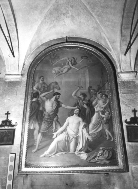 MARTIRIO DI SANT'ALESSANDRO (dipinto) di Giovannetti Raffaele (sec. XIX)
