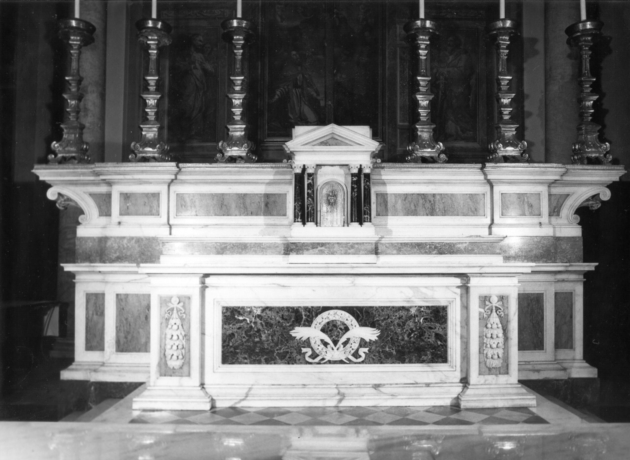 altare maggiore - bottega versiliese (inizio sec. XIX)