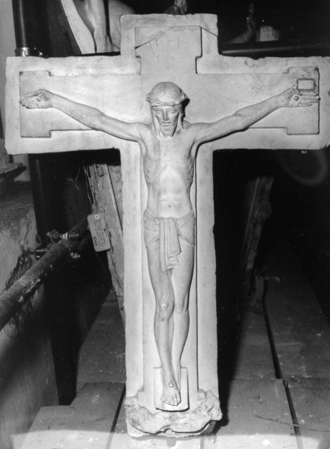 Cristo crocifisso (crocifisso, opera isolata) di Angeloni Alfredo (sec. XX)