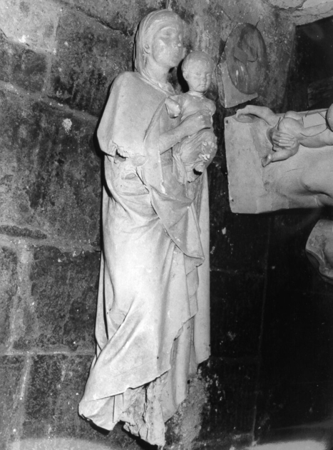 Madonna con bambino (statua, opera isolata) - bottega lucchese (secc. XIX/ XX)