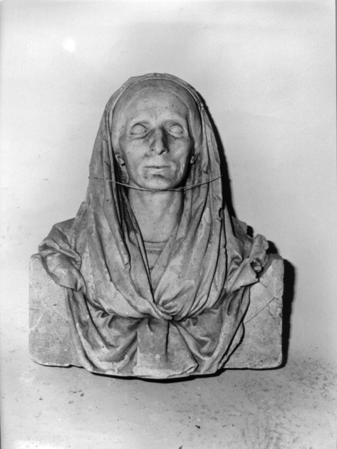 busto della madre del Passaglia (busto, opera isolata) di Passaglia Augusto (secc. XIX/ XX)