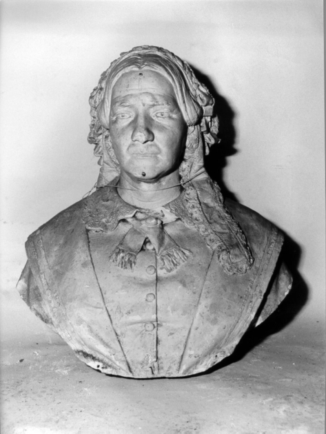 figura femminile (busto, opera isolata) di Passaglia Augusto (secc. XIX/ XX)