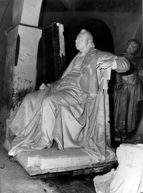 figura maschile (statua, opera isolata) di Passaglia Augusto (secc. XIX/ XX)