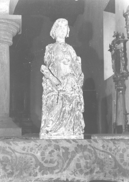 MADONNA CON BAMBINO (statua) - bottega lucchese (fine/inizio secc. XIII/ XIV)