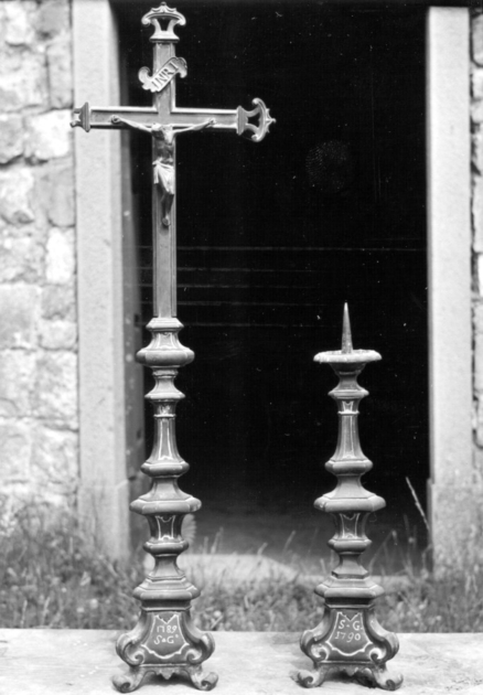 croce d'altare - ambito garfagnino (sec. XVIII)
