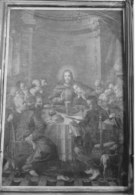 ULTIMA CENA (dipinto) di Lombardi Giovanni Domenico detto Omino (attribuito) (sec. XVIII)